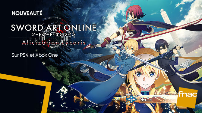Sword Art Online Alicization Lycoris arrive à la Fnac