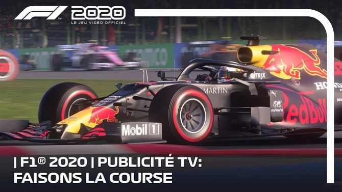 F1 2020 dévoile son spot TV de qualité internationale, le début de saison approche !