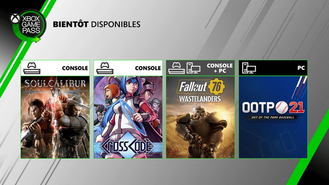 Xbox Game Pass : Et voici les premiers jeux de juillet 2020, dont SoulCalibur VI