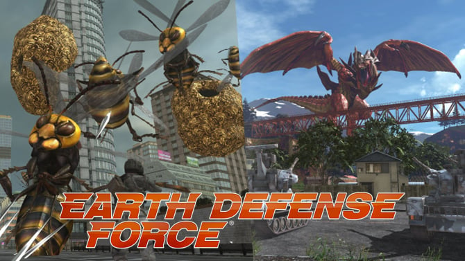 Earth Defense Force 6 dévoile le retour des abeilles, araignées, fourmis, mais aussi... des dragons !