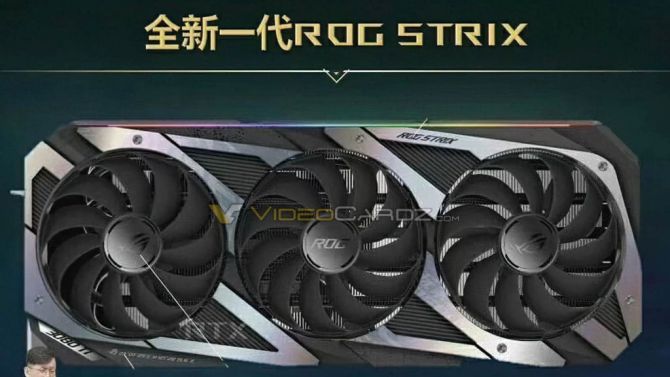 Nvidia RTX 3080 Ti : Une carte ASUS ROG fuite, 11 Go GDDR6X  ?