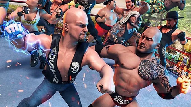 WWE 2K Battlegrounds : Le jeu de catch arcade se date en vidéo