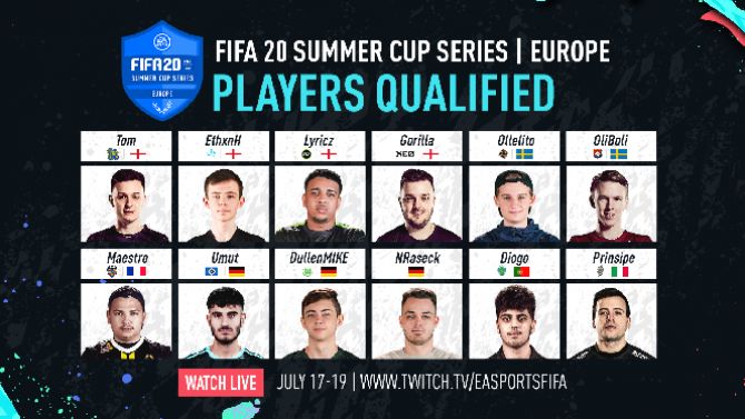 FIFA Summer Cup Séries : La liste Europe est connue, Maestro, Mino et Dylo en conquête