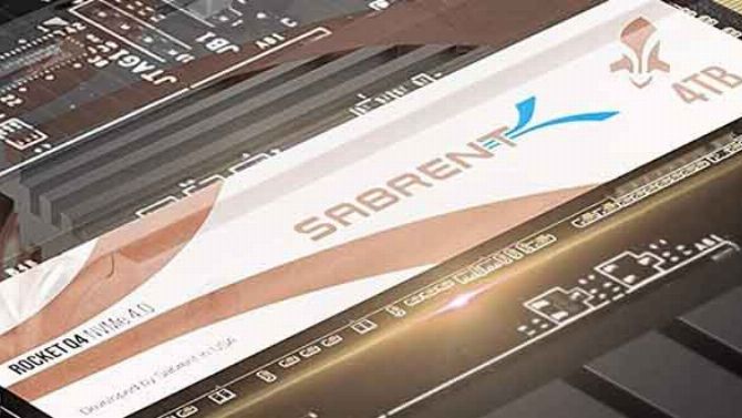 Sabrent va sortir un SSD NVMe PCIe 4.0 de 4 To