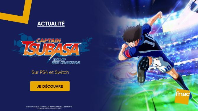 Captain Tsubasa tire en pleine lucarne à la Fnac