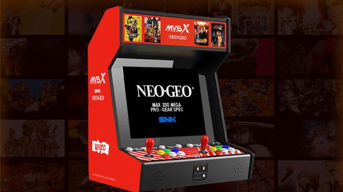 MVSX Arcade Bartop – 50 Voorgeïnstalleerde Neo Geo Spellen – Klassieke Joystick & Knoppen – Plug & Play – Retro Game Experience