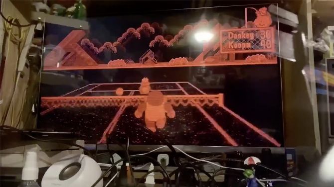 Il joue au Virtual Boy... sur une télé 3D, la vidéo