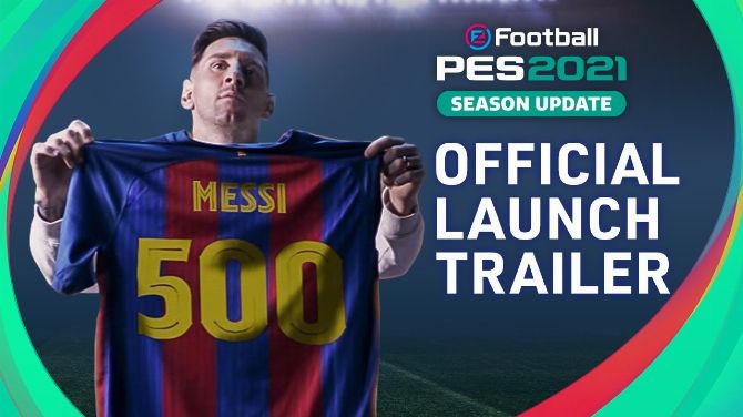 eFootball PES 2021 Season Update se lance avec Lionel Messi en vidéo
