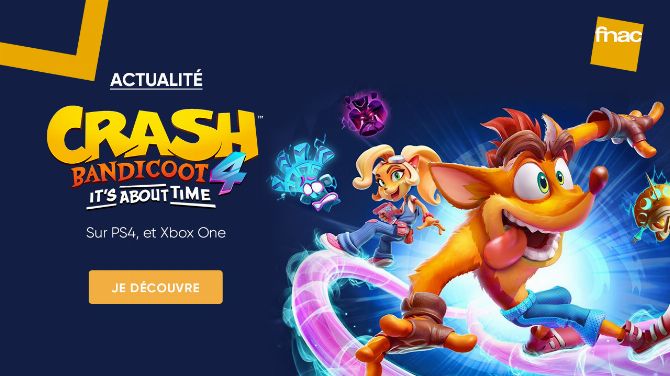 Crash Bandicoot 4 It's About Time tourbillonne à la Fnac