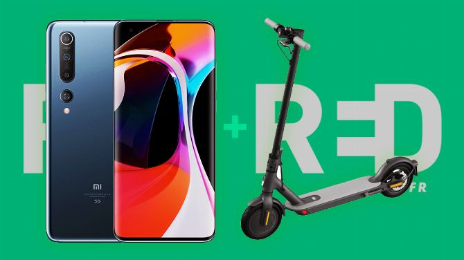 RED by SFR : Pack Xiaomi Mi 10 + trottinette Mi Scooter à un prix fou ! 1er arrivé, 1er servi !