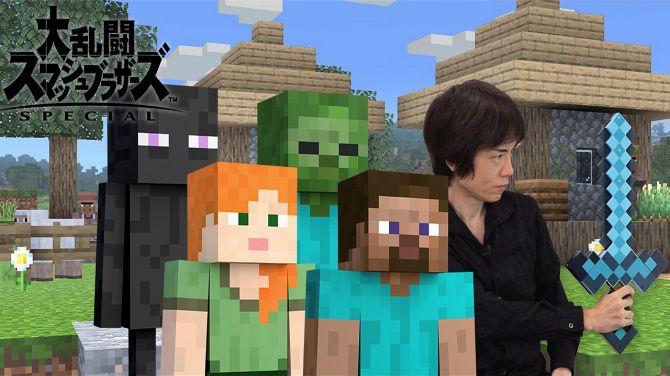 Super Smash Bros Ultimate : Nintendo révèle plus de contenu Minecraft avec l'arrivée de Steve
