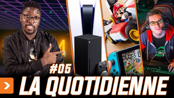 Interface de la PS5, Mario Kart Live, Z Event, Cyberpunk 2077... La Quotidienne #05, c'est parti !