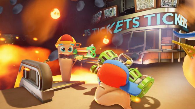 Worms Rumble : La Bêta du Battle Royale pas piqué des vers est lancée