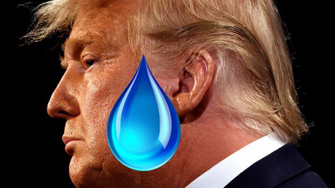 L'image du jour : Le Game Over de Donald Trump et sa transformation finale
