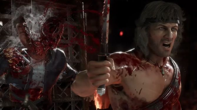 Rambo vs Terminator, avec leurs voix françaises, dans un trailer de Mortal Kombat 11 Ultimate