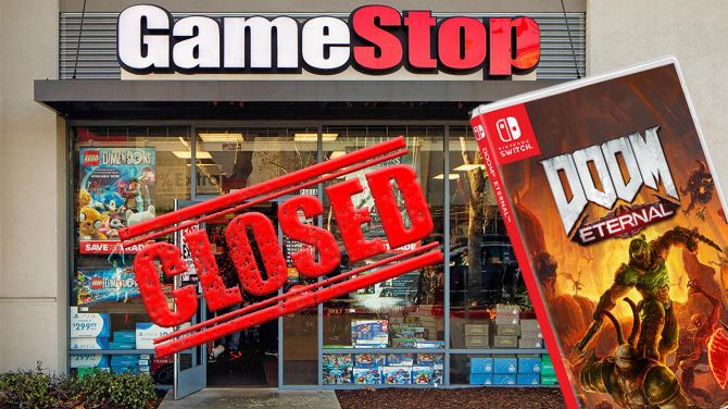 Gamestop : Un investisseur veut du tout numérique, la version physique de DOOM Eternal annulée