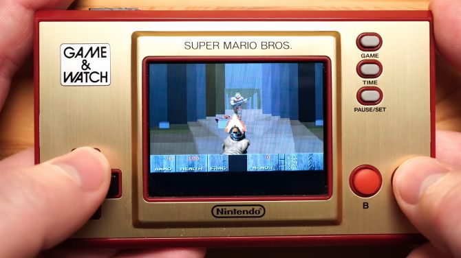 Ils font tourner Doom sur la Game & Watch Super Mario Bros., la vidéo