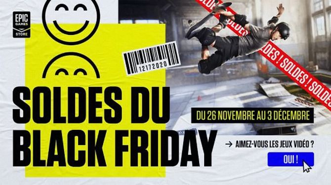 Black Friday : C'est l'heure des Soldes sur l'Epic Games Store, jusqu'à -75% de réduction
