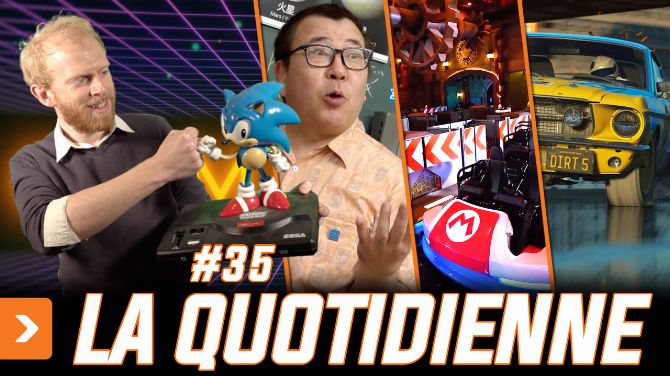 SEGA dévoile un prototype inédit, DiRT 5 dérape et Sony sévit... C'est La Quotidienne #35