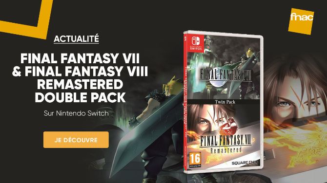 Découvrez le bundle Final Fantasy VII et Final Fantasy VIII Remastered à la Fnac !