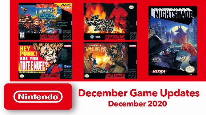 Nintendo Switch Online : Les jeux NES et Super NES de décembre arrivent