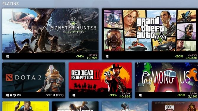 Steam : Les jeux les plus lucratifs et les plus populaires de 2020 dévoilés
