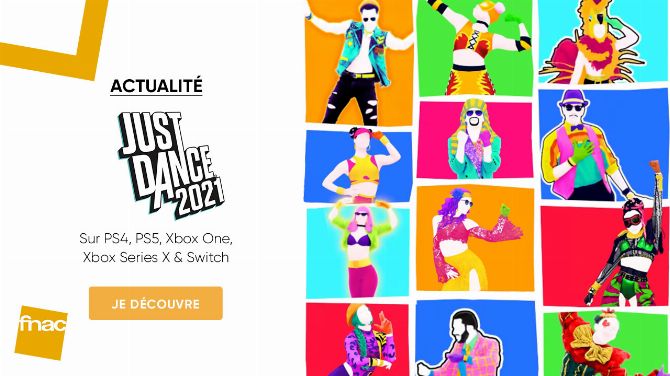Bon plan Fnac : -20€ sur Just Dance 2021