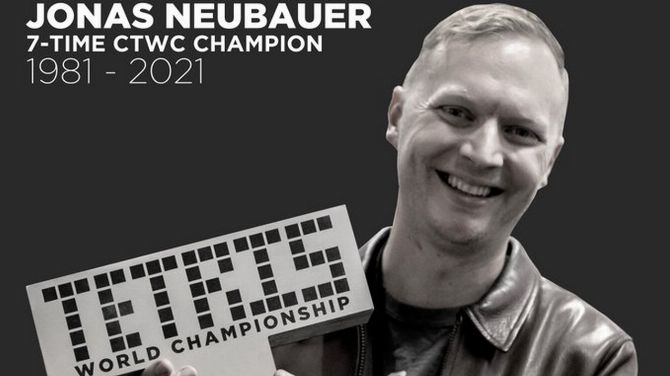 Jonas Neubauer, septuple champion du monde de Tetris, est mort