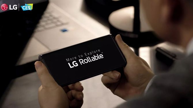 CES 2021 : LG tease son smartphone avec écran "enroulable"