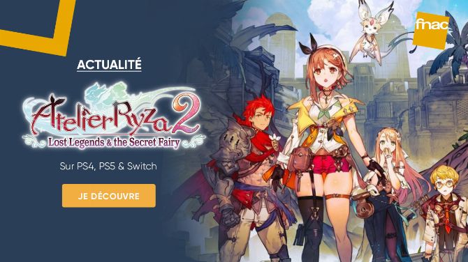 Atelier Ryza 2 Lost Legends & the Secret Fairy est dispo à la Fnac