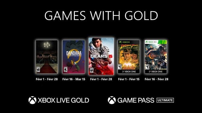 Xbox Games With Gold : Les jeux "gratuits" de février 2021 annoncés, l'horreur à l'honneur