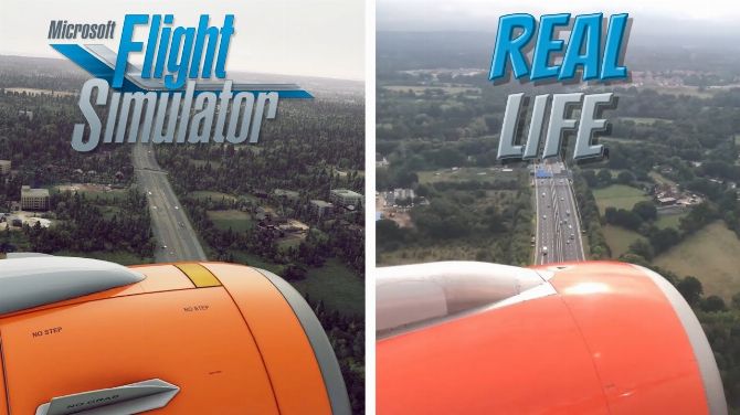 L'image du jour : Un énième comparatif époustouflant sur Flight Simulator