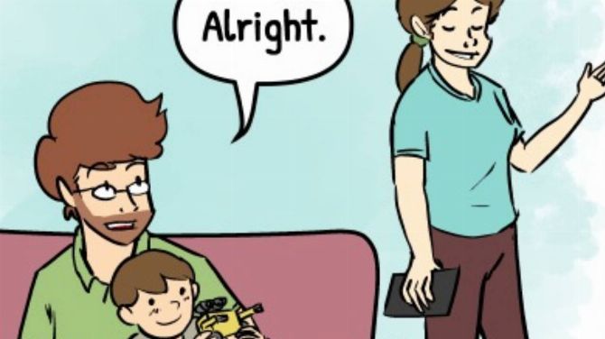 L'image du jour : Utiliser ses propres enfants pour changer de TV, quelle indignité