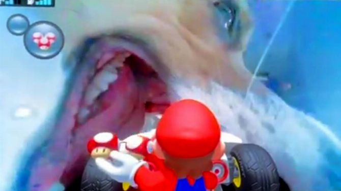 L'image du jour : Le mode hardcore de Mario Kart Live Home Circuit