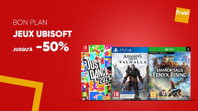 Les jeux Ubisoft s'affichent à prix fous sur Fnac.com !