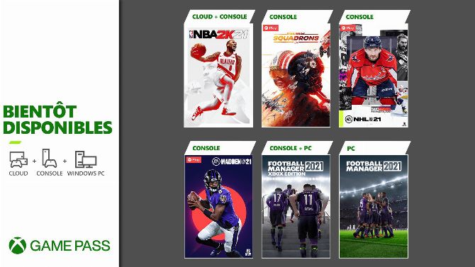 Xbox Game Pass : Les premiers jeux de mars 2021 s'annoncent, et va y'avoir du sport