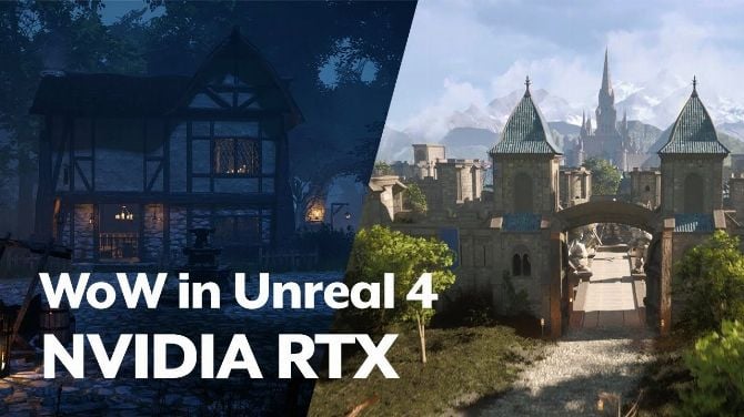 World of Warcraft sous Unreal Engine 4 et Ray Tracing, ca donnerait ça