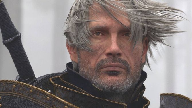L'image du jour : Mads Mikkelsen en Geralt de Riv par un artiste 3D de talent