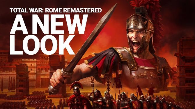 Total War Rome Remastered compare l'avant et l'après en vidéo