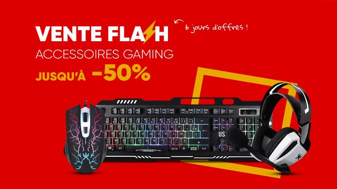 FNAC : Jusqu'à 50% sur les accessoires Gaming ! Stocks limités