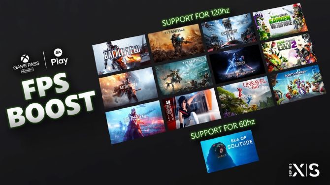 13 jeux EA (Xbox Game Pass Ultimate) bénéficient du FPS Boost sur Xbox Series X|S