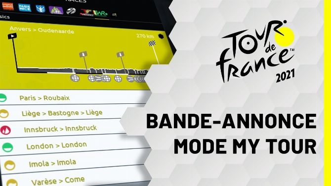Tour de France 2021 : Le mode MyTour se dévoile en première vidéo