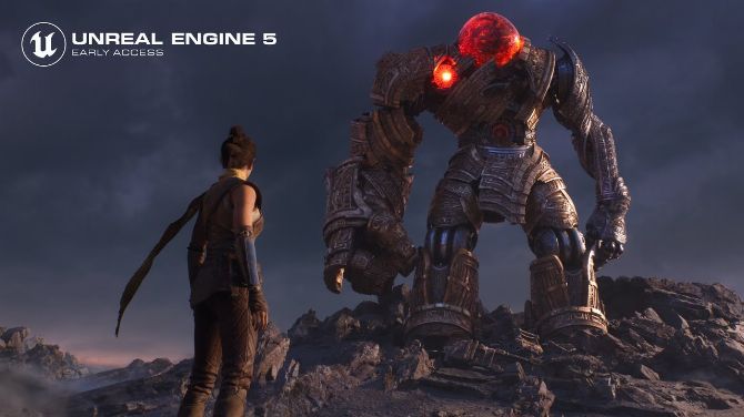 L’Unreal Engine 5 en dmonstration pour son arrive en accs anticip