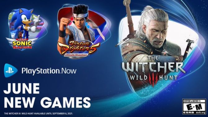 PlayStation Now : Un trio de Sonic et The Witcher 3 parmi les jeux ajoutés en juin 2021
