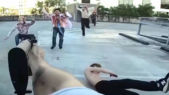 L'image du jour : Dying Light dans la vraie vie, une fuite effrénée en mode parkour