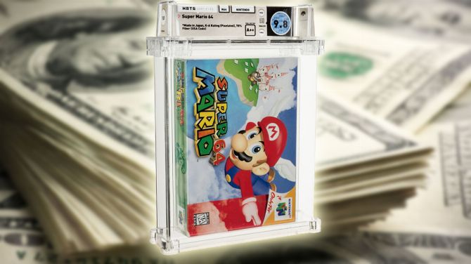 Un exemplaire neuf de Super Mario 64 vendu... 1,5 million de dollars