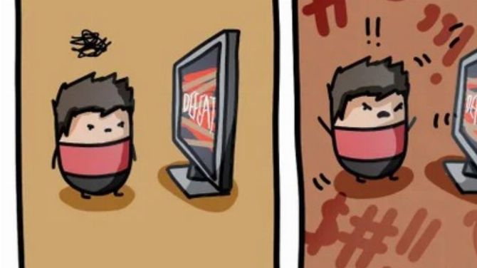 L'image du jour : Les 4 étapes psychologiques après un Game Over rageant