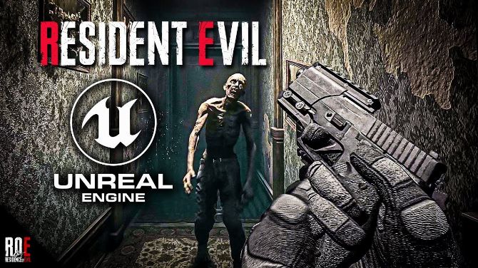 L'image du jour : Le remake du 1er Resident Evil en vue FPS