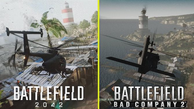 L'image du jour : Les comparatifs graphique des maps remakées sur Battlefied 2042