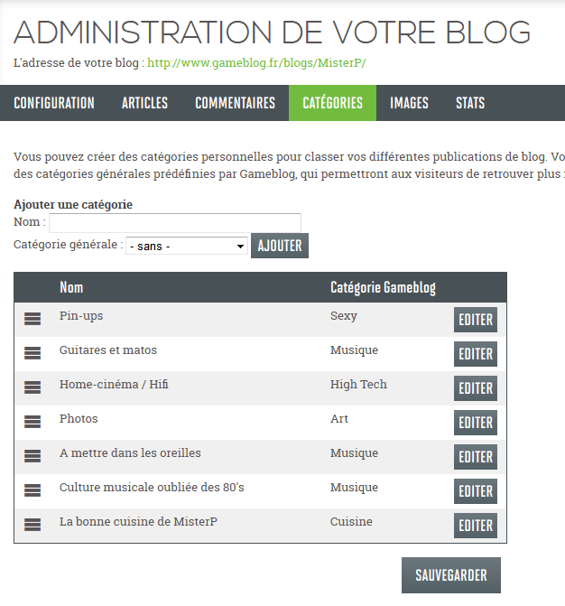 Mettez vos blogs à jour !